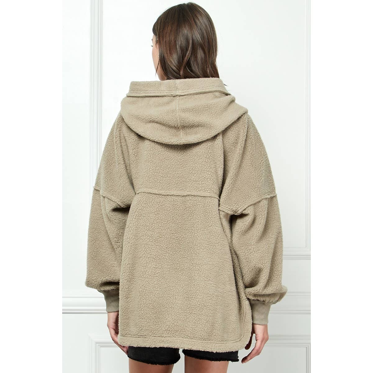 Lightweight Fleece Hooded Jacket