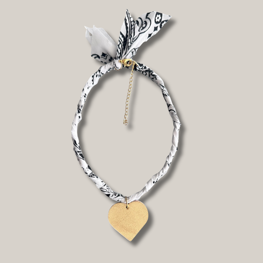 Heart Bandana Necklace