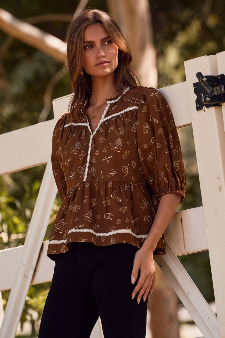 Western Whimsy Blouse