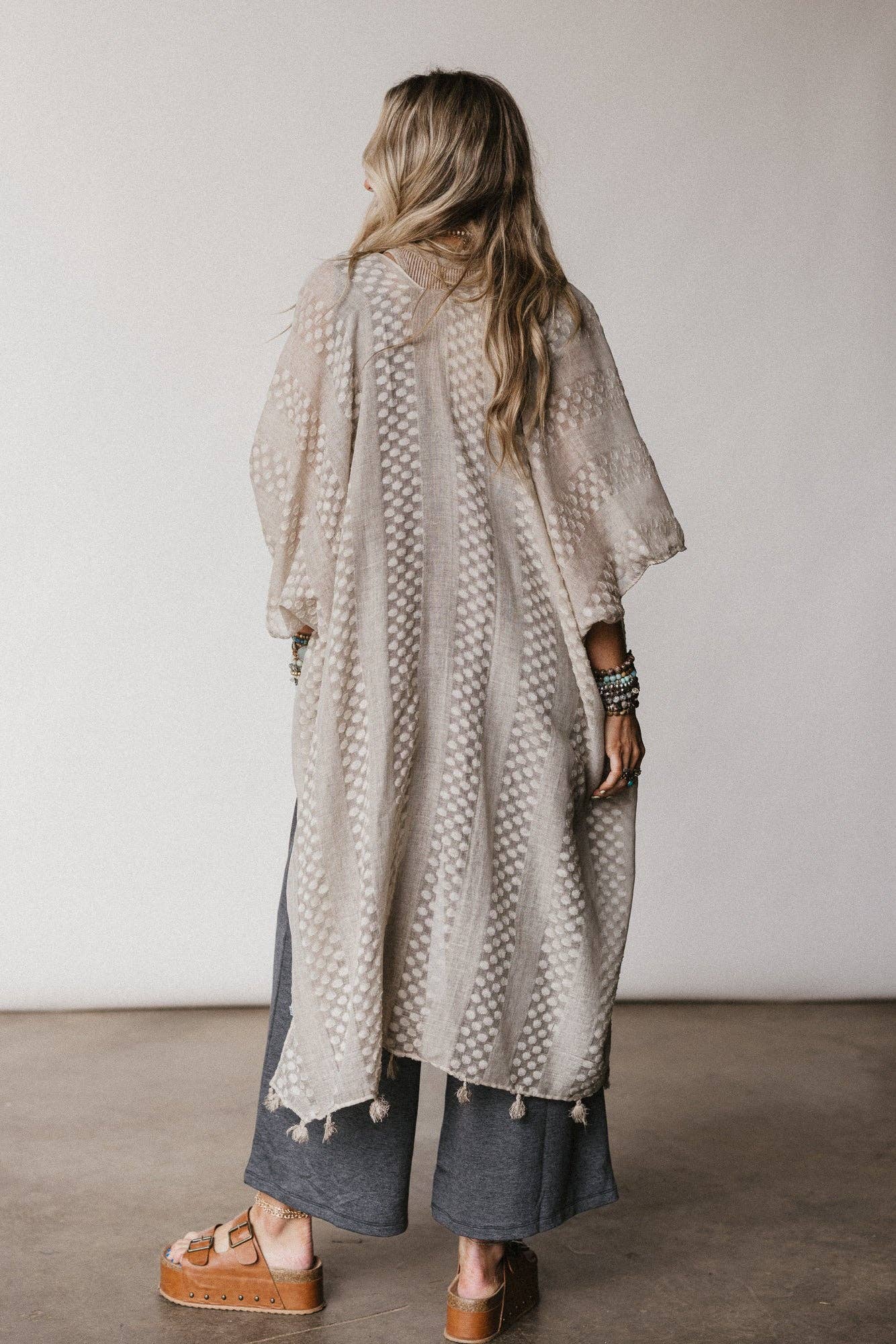 Boheme Breeze Kimono - Taupe