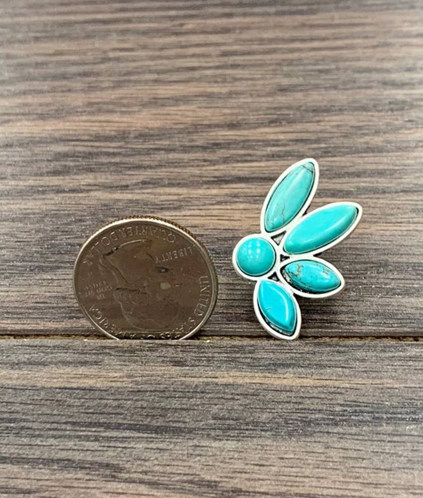 Western Turquoise Stud Earrings