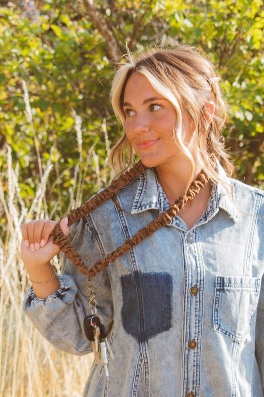 Birch Textured Lanyard