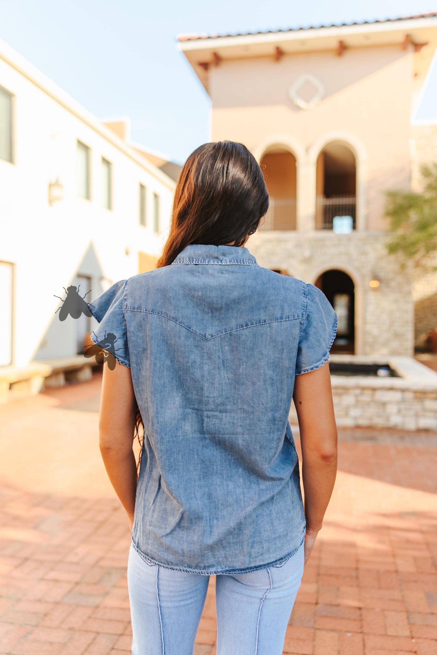 DAINTY DENIM *DARK WASH-PLUS SIZE