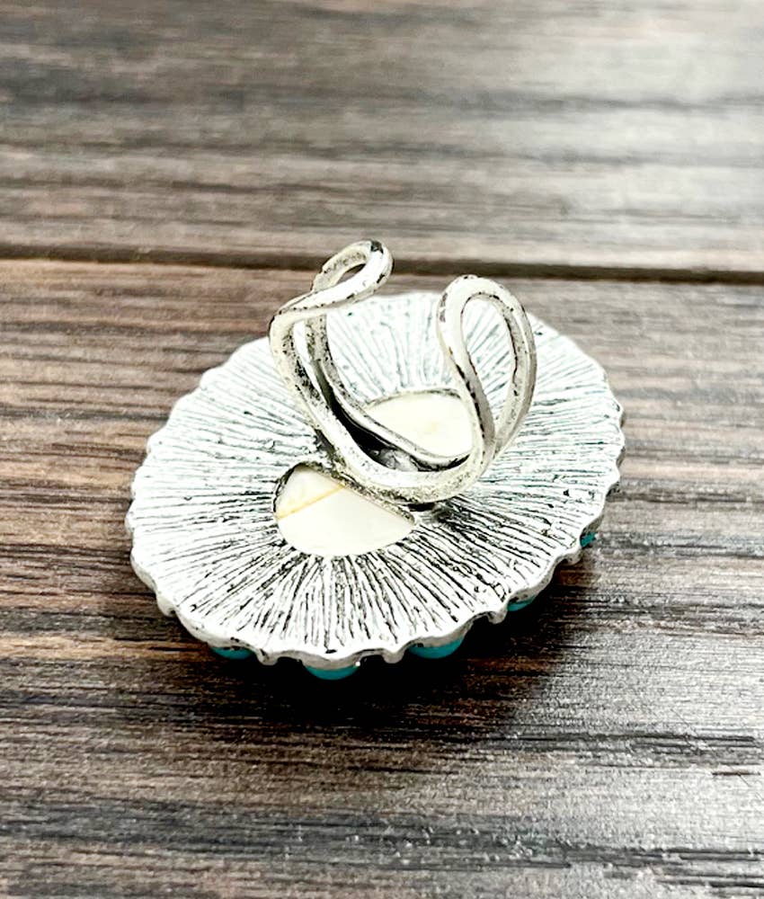 Turquoise Adjustable Ring