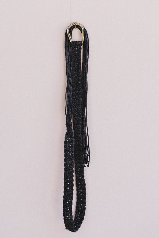 Wanderfree Braided Belt - Black