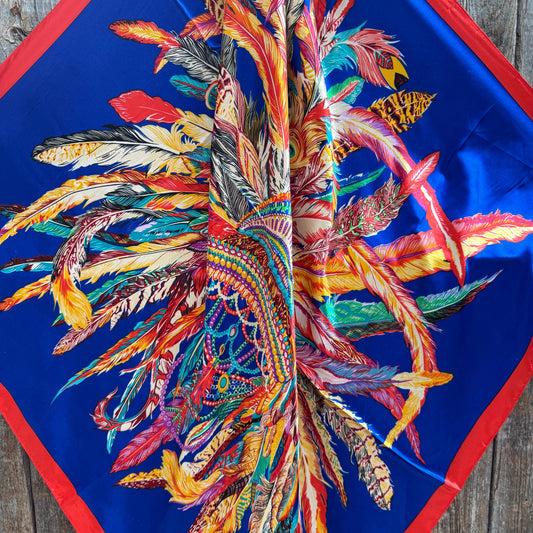 35X35" Feathers Wild Rag / Scarf WR642X