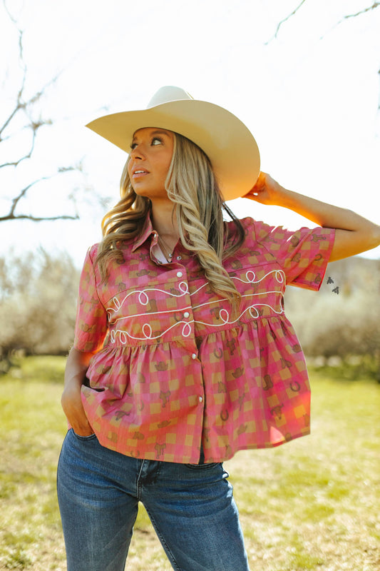 LOOPTY LOU *GIDDY GINGHAM