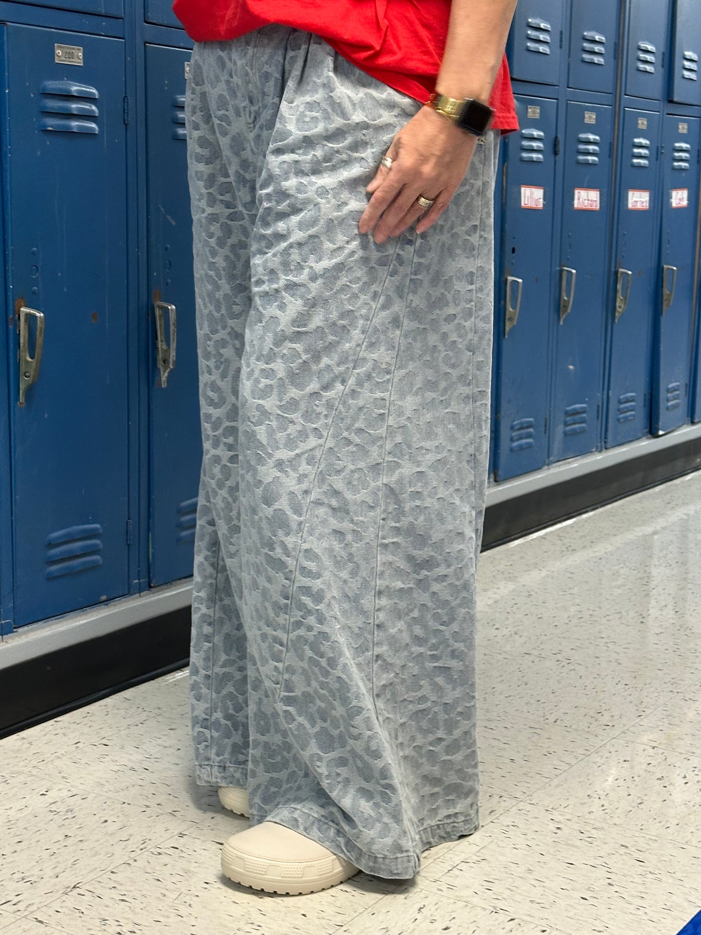 Sundown Leopard Denim