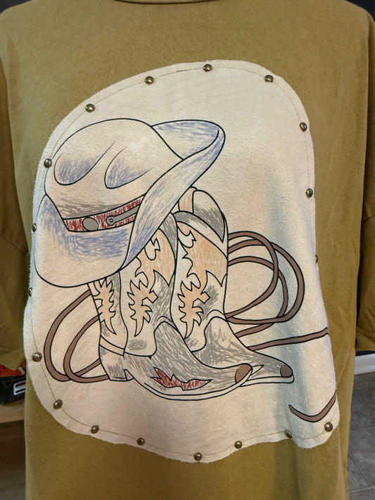 Boot Scootin' Mineral Wash Top