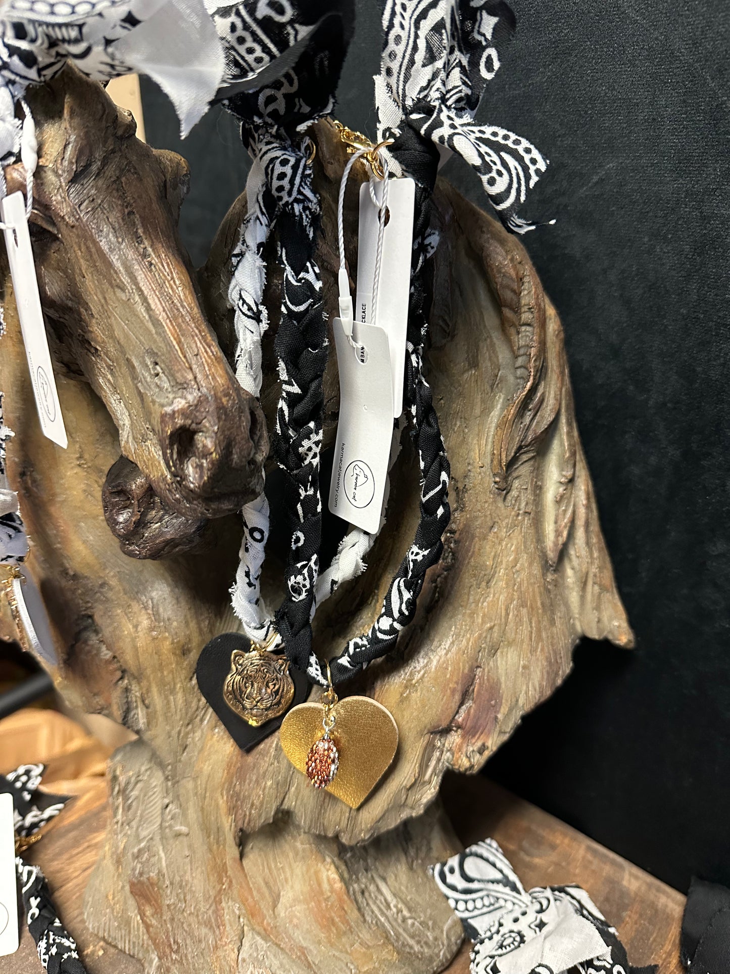 Heart Bandana Necklace