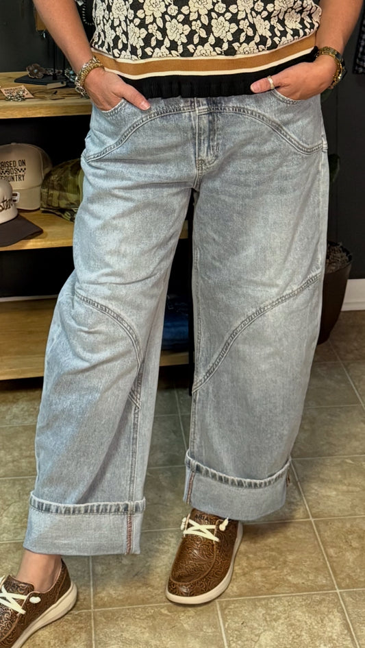 PLUS HIGH RISE BARREL WIDE CUFF