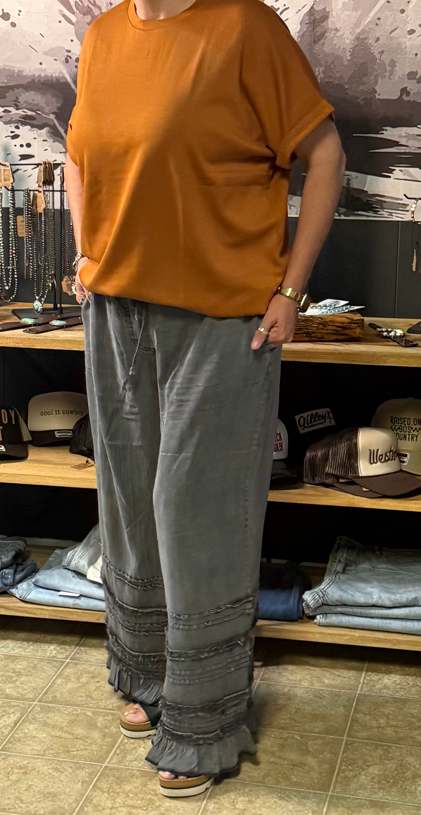 The Dakota Ruffle Pant