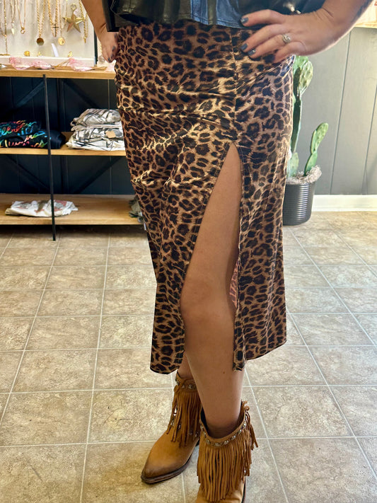 The Meowdy Partner Slit Skirt