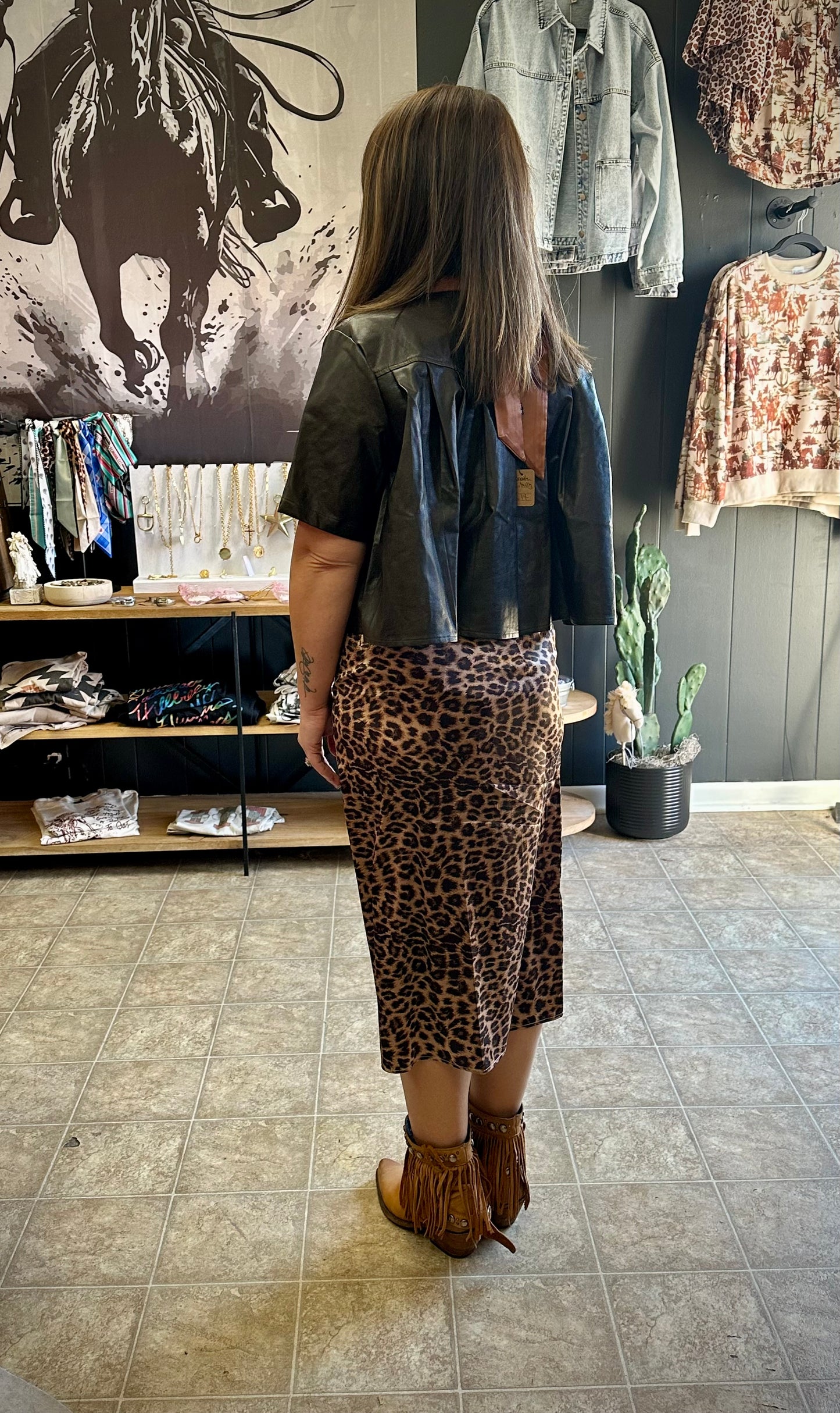 The Meowdy Partner Slit Skirt