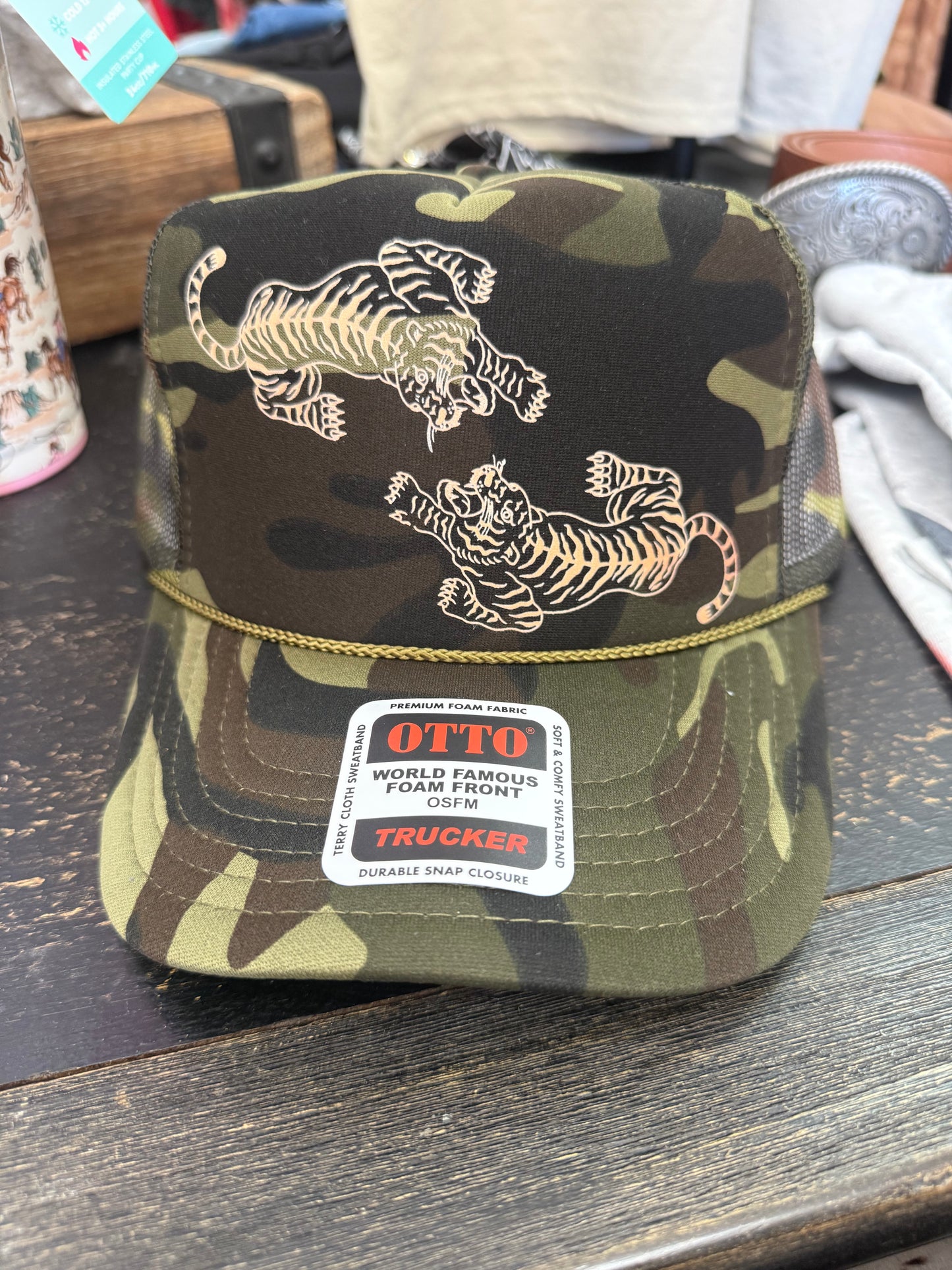 Twin Tiger Camo Trucker Hat