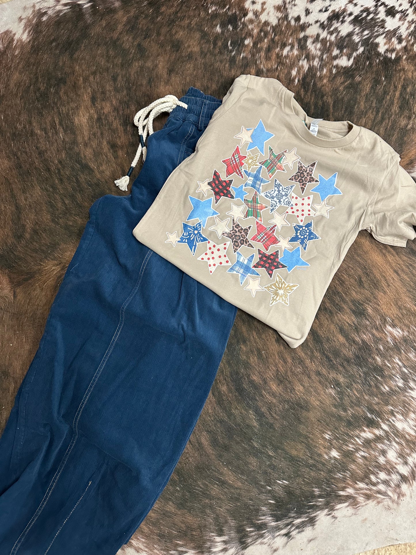 Patchwork Stars Tee