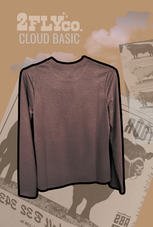 L/S CLOUD BASIC *MOCHA