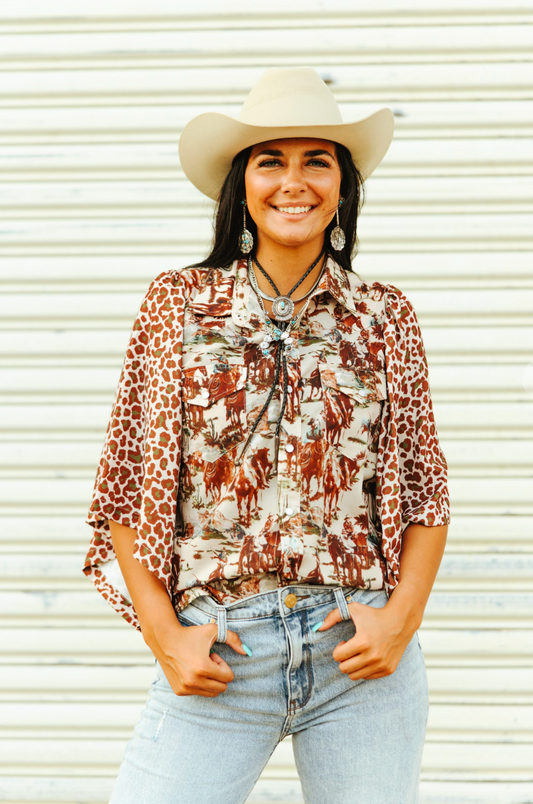 Cowboy Daydream Snap Shirt
