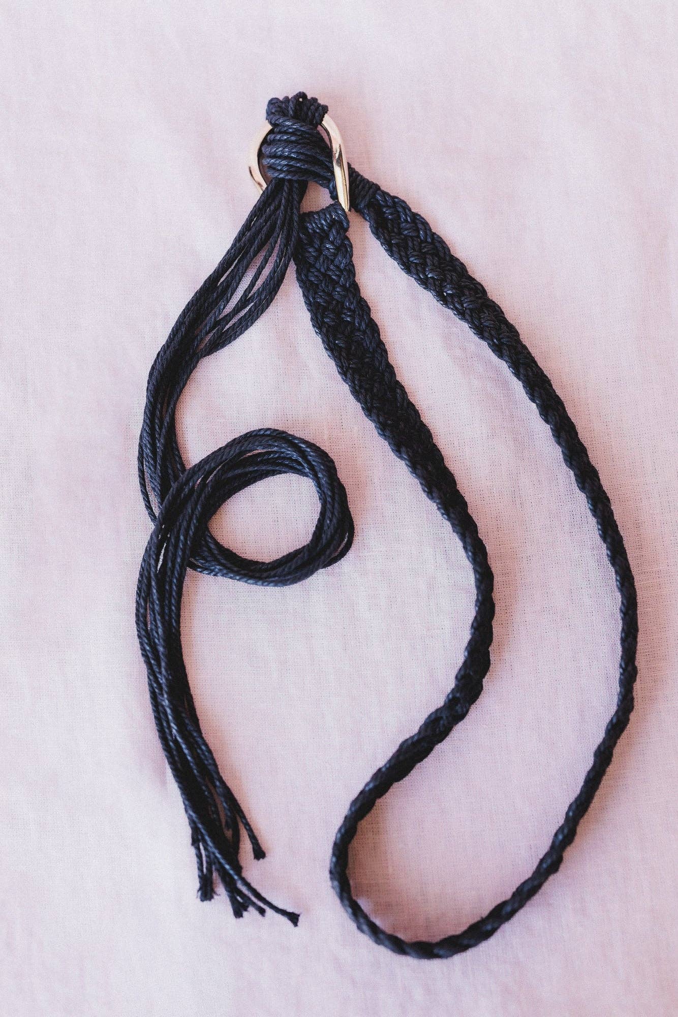 Wanderfree Braided Belt - Black