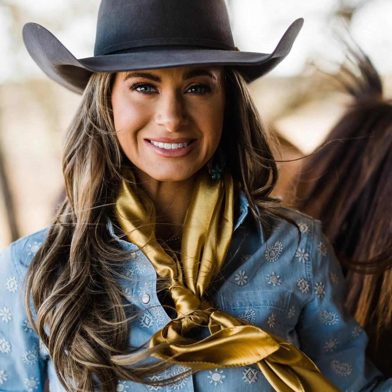 35X35" Solid Mustard Yellow Wild Rag / Scarf WRS19