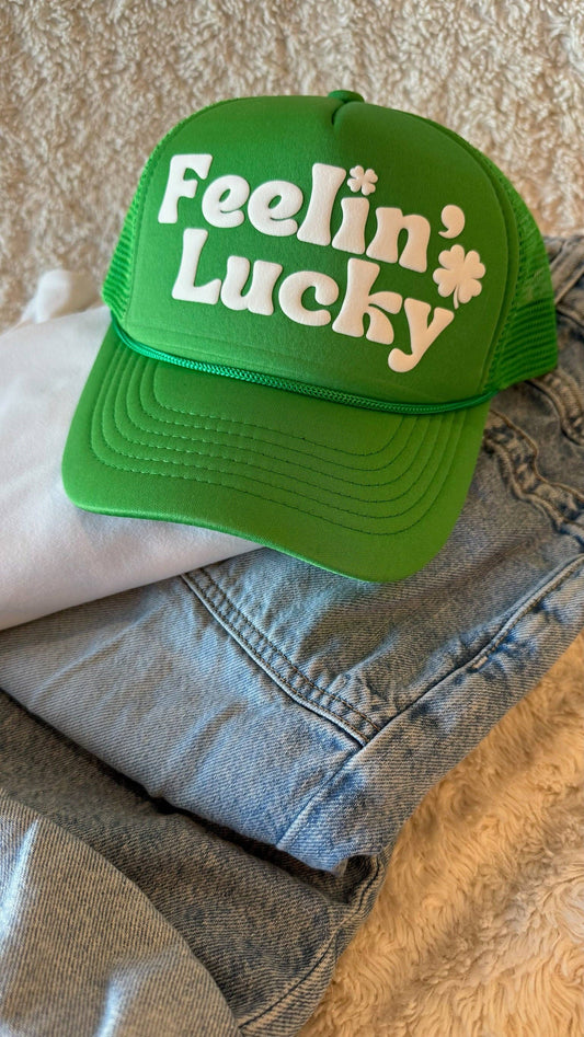 Feelin' Lucky Green St. Patrick's Day Hat