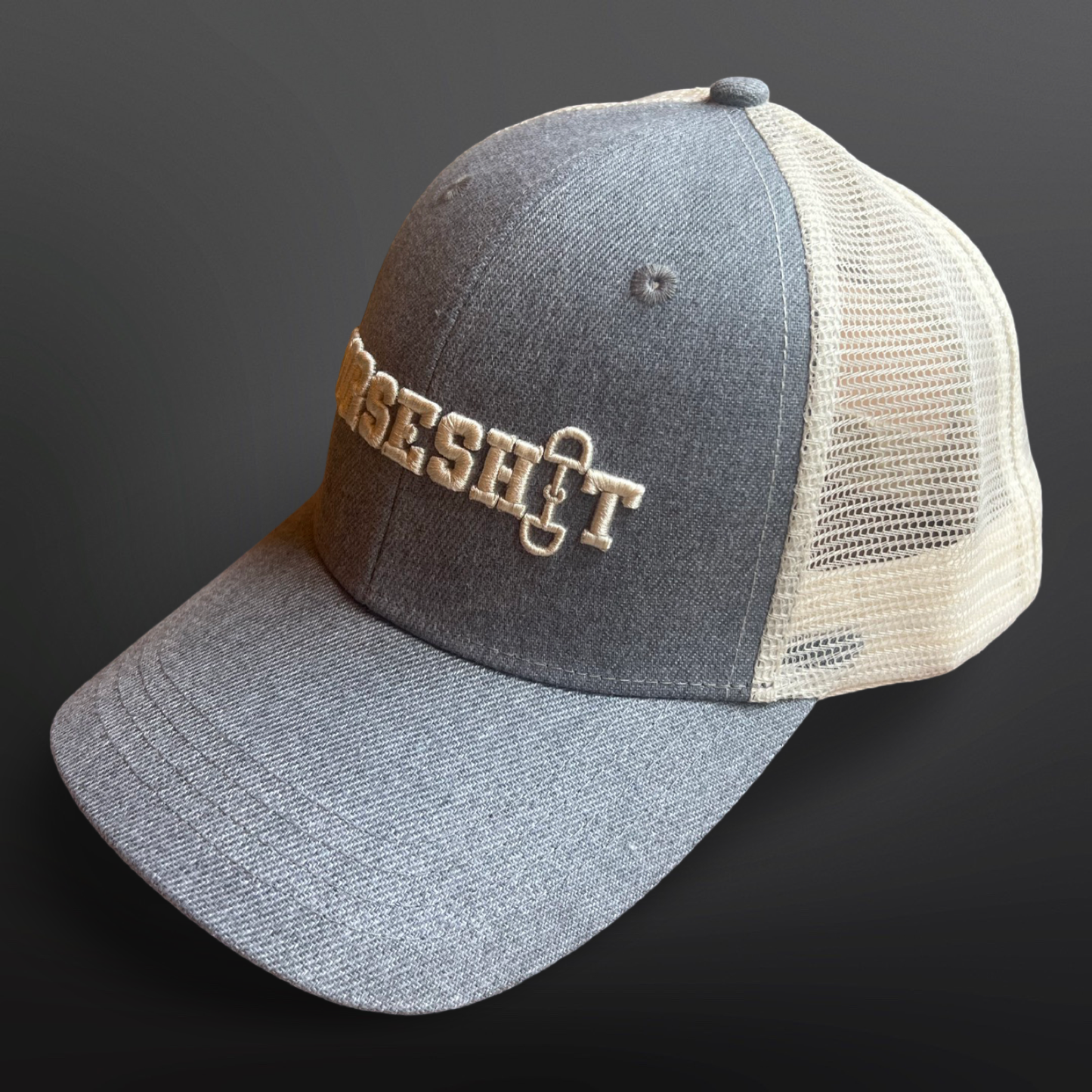 HorseShit Snaffle Bit Equestrian Baseball Cap Hat