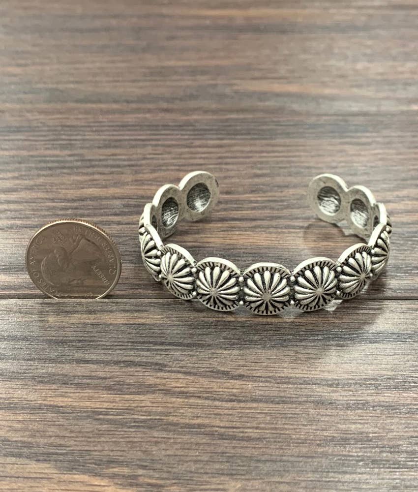Boho Concho Cuff Bracelet
