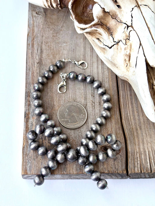Western Navajo Pearl Coquette Bow Hat Chain Band