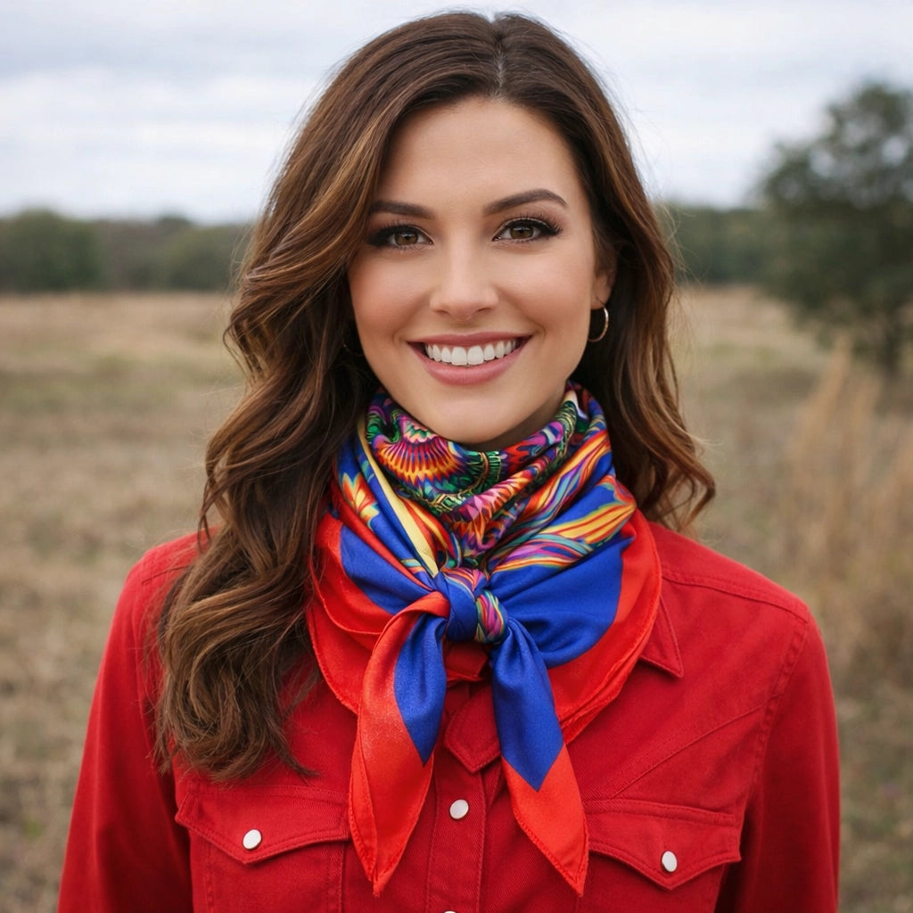 35X35" Feathers Wild Rag / Scarf WR642X