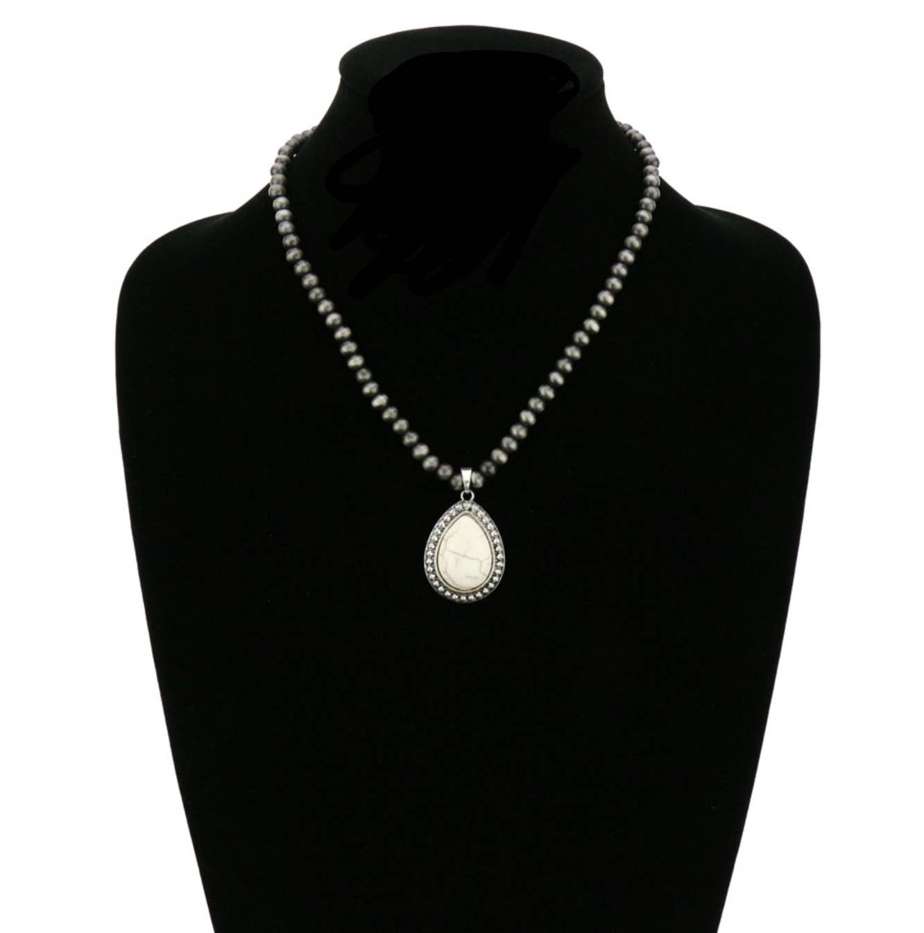 Western Navajo Style Teardrop Necklace