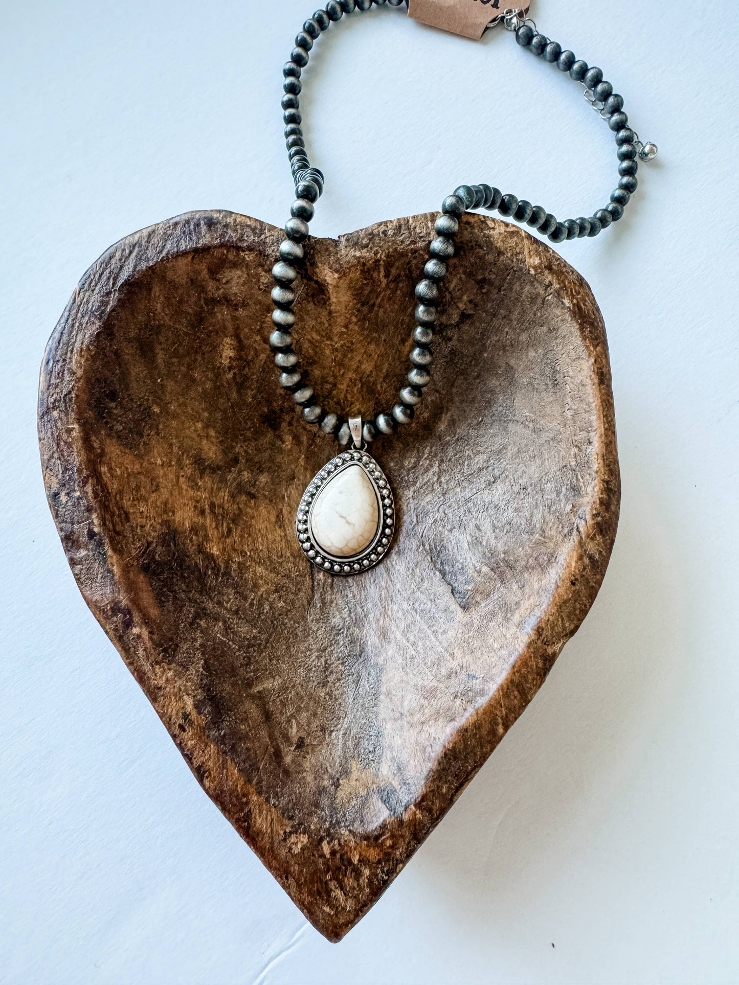 Western Navajo Style Teardrop Necklace