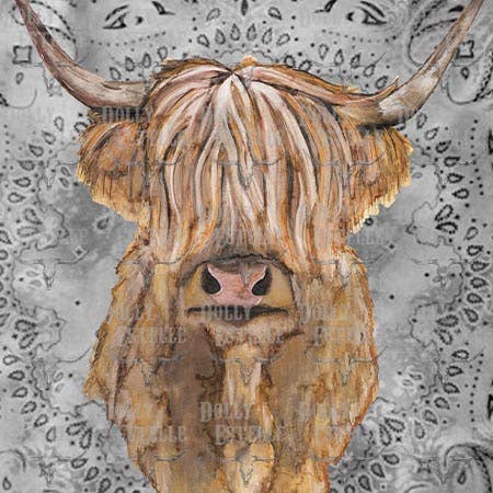 Tea Towel - Chewy (bandana background)