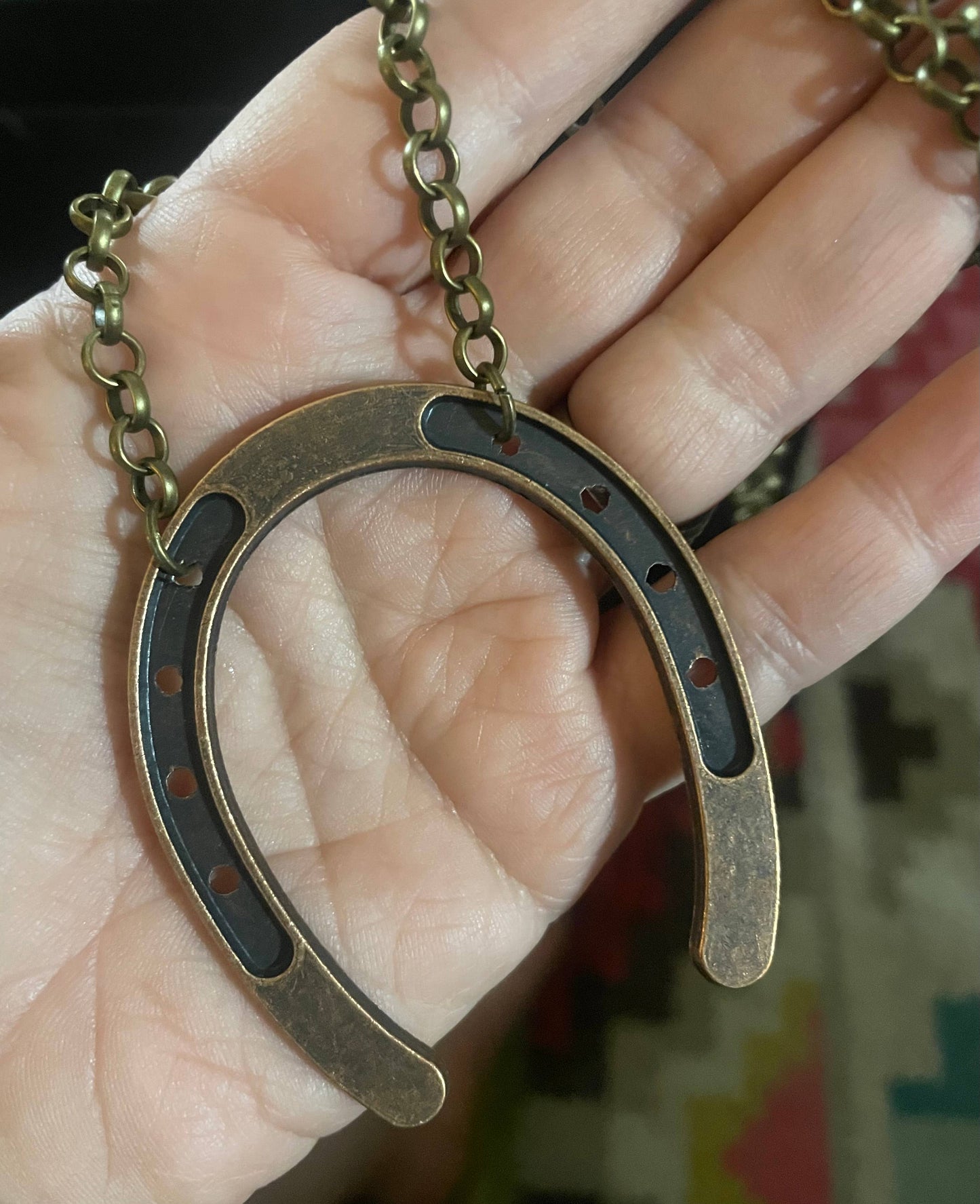 Large Horseshoe Necklace