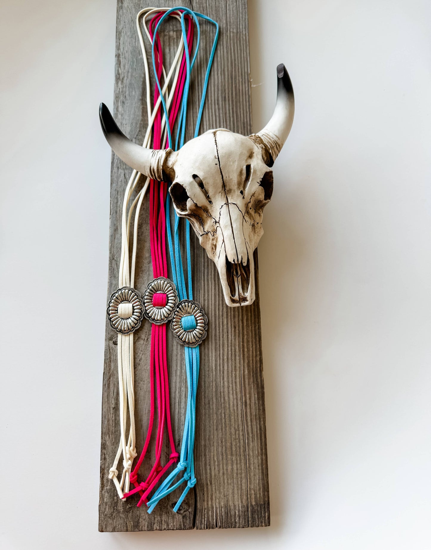 Western Bolo Long Pendant Necklace