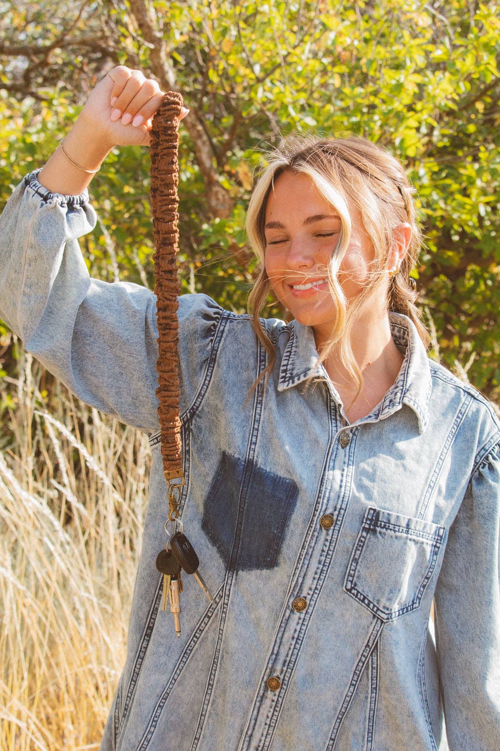 Birch Textured Lanyard