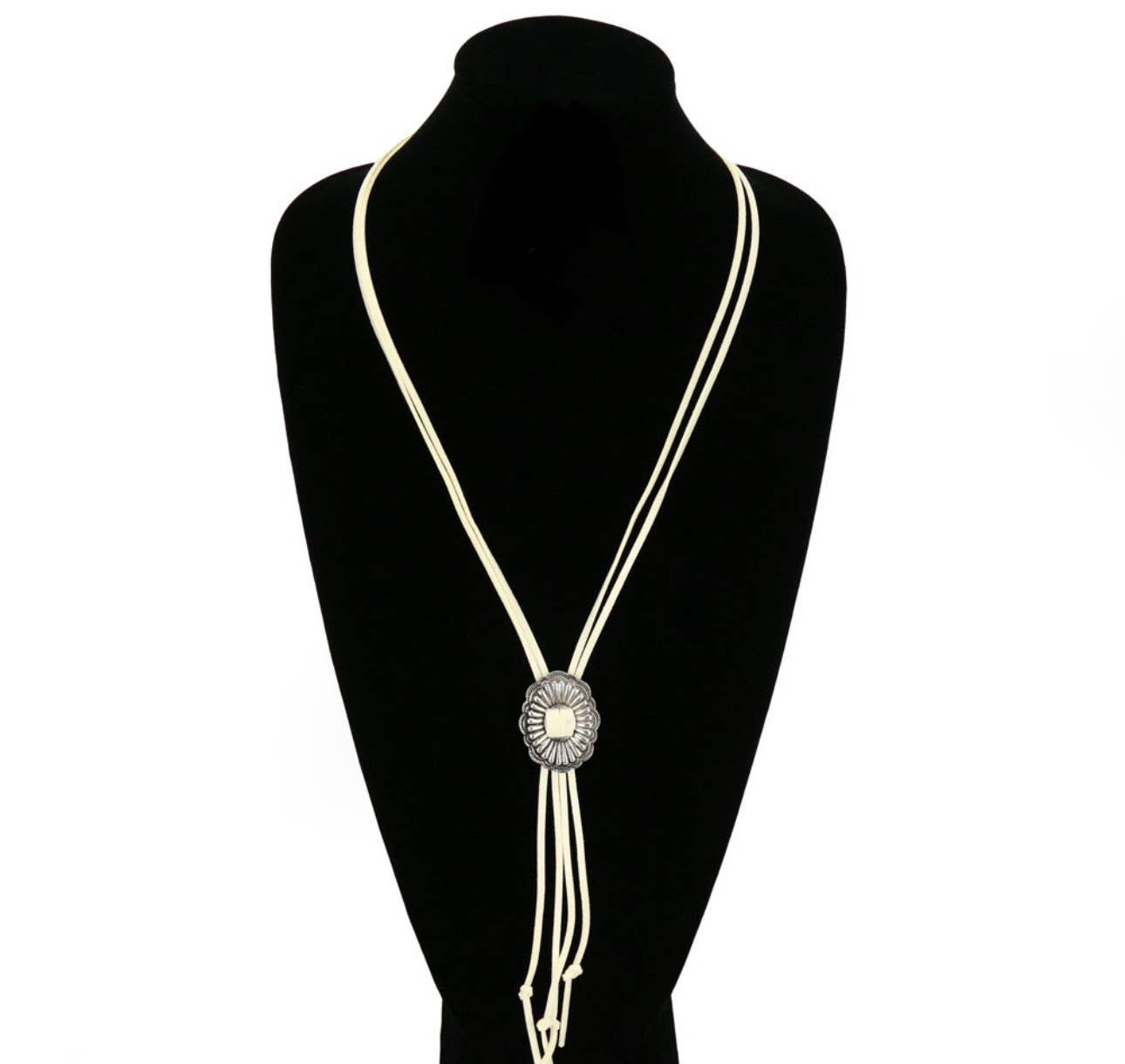Western Bolo Long Pendant Necklace