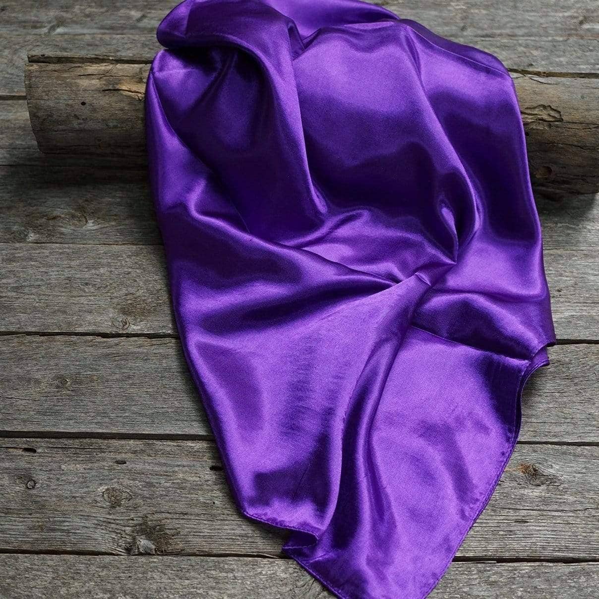 35X35" Solid Purple Wild Rag / Scarf WRS1