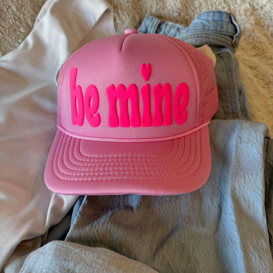 Be Mine Light Pink Valentine's Day Hat