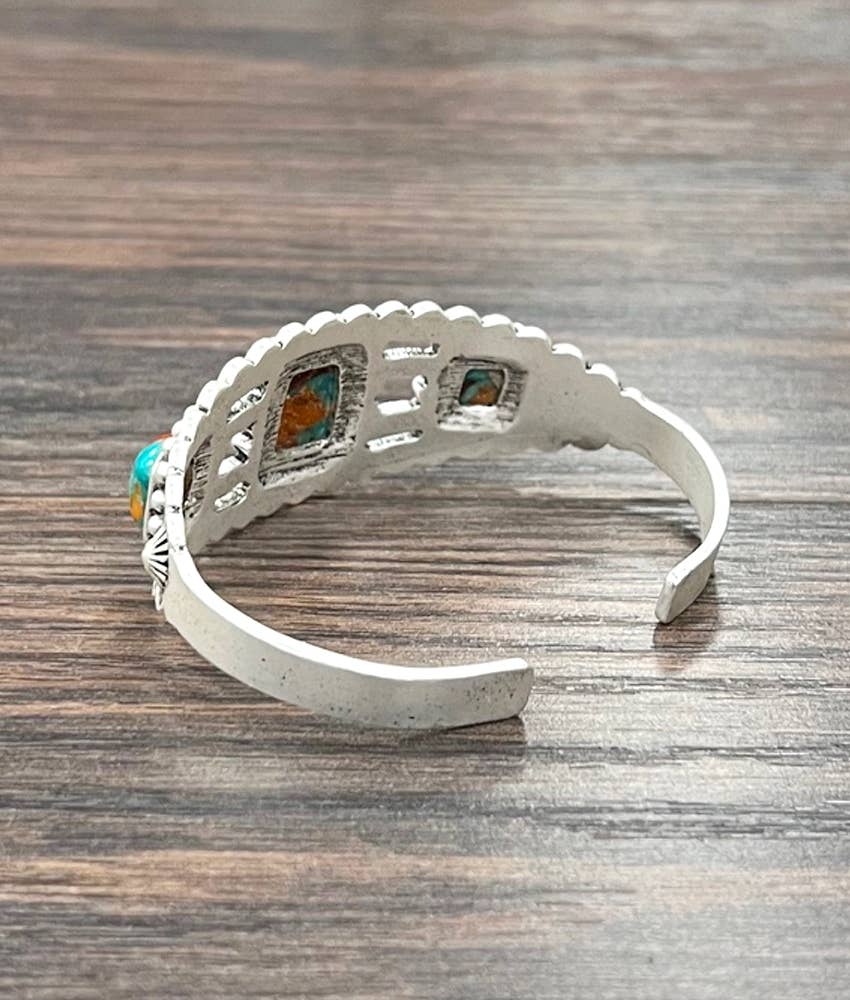 Gemstone Cuff Bracelet