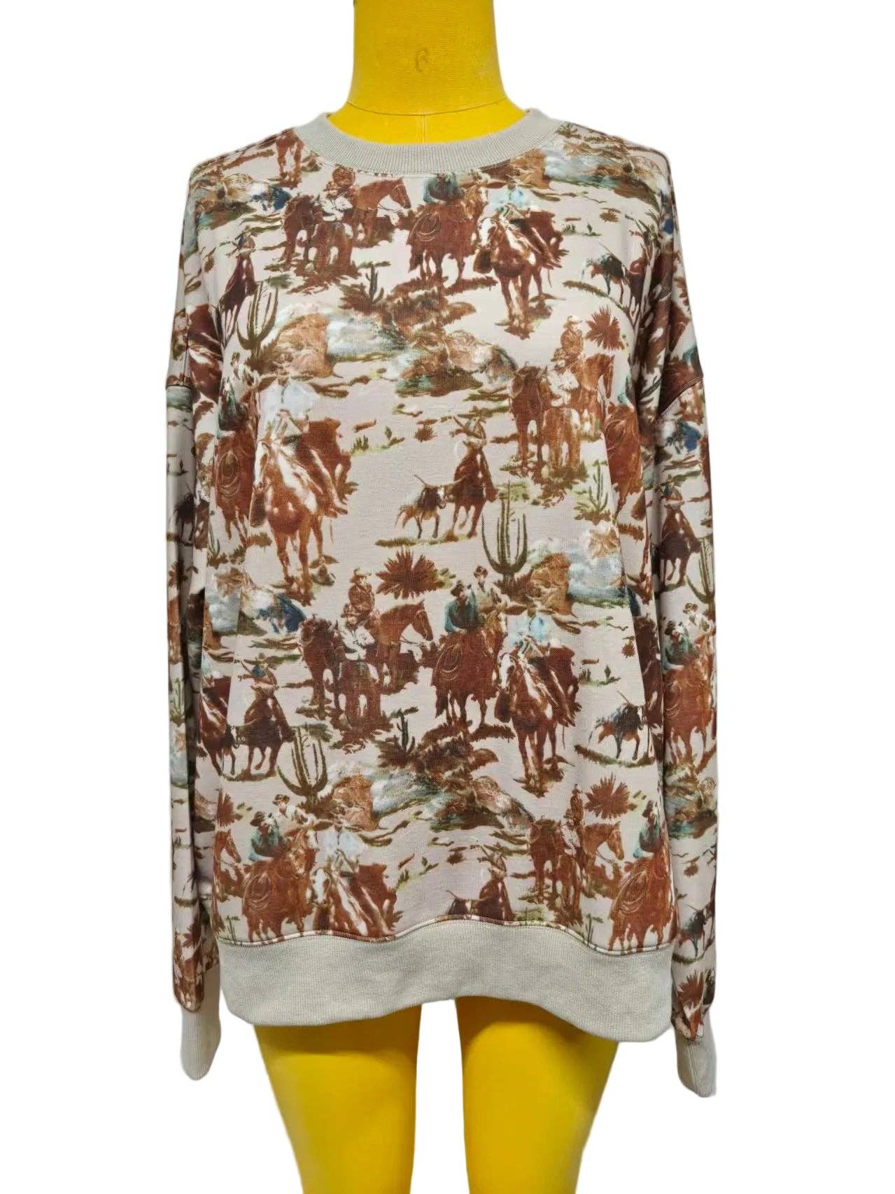 COWBOY CANVAS  PULLOVER