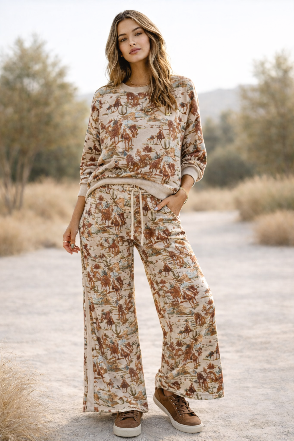 COWBOY CANVAS  PULLOVER