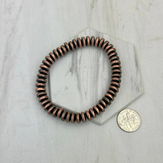 8 mm stretch Navajo pearl beads Bracelet
