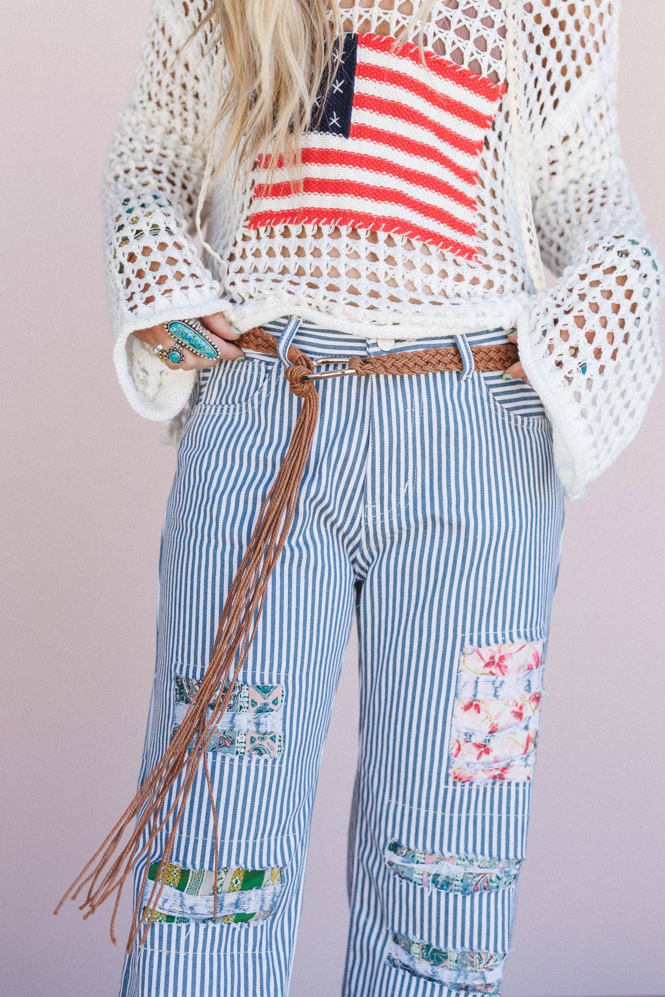 Wanderfree Braided Belt - Camel