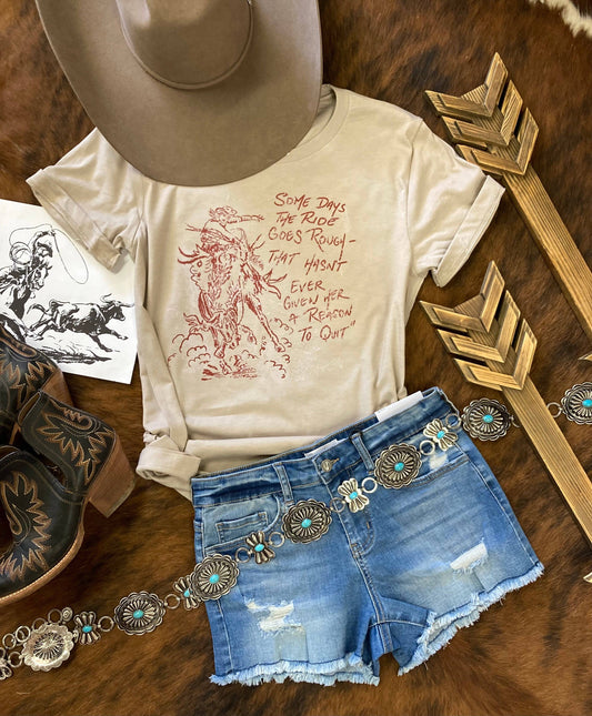 Rough Ride Western Graphic T-Shirt