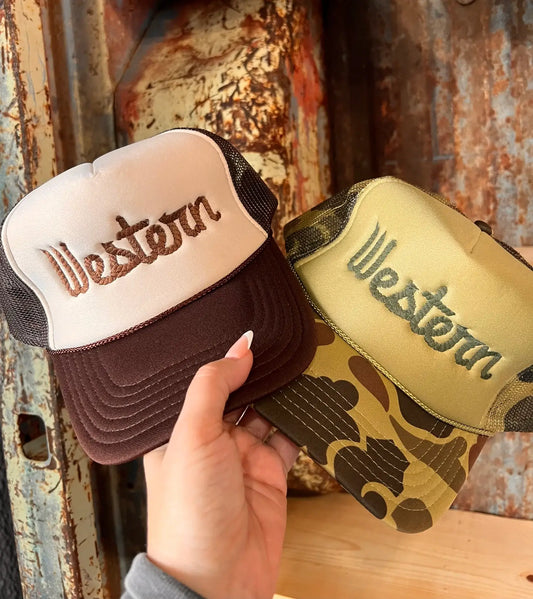 Western Rope Embroidery -Otto Trucker Hat