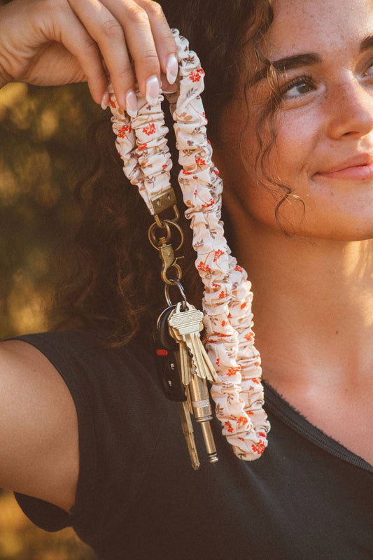 Fall Floral Lanyard