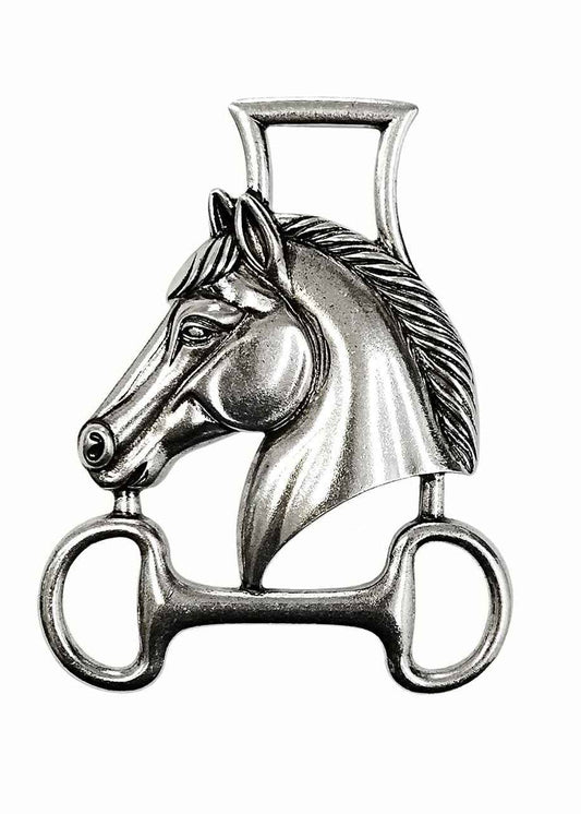 SILVER WESTERN HORSE PENDANT