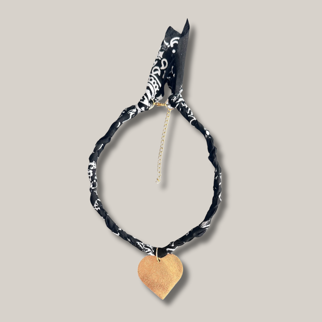 Heart Bandana Necklace