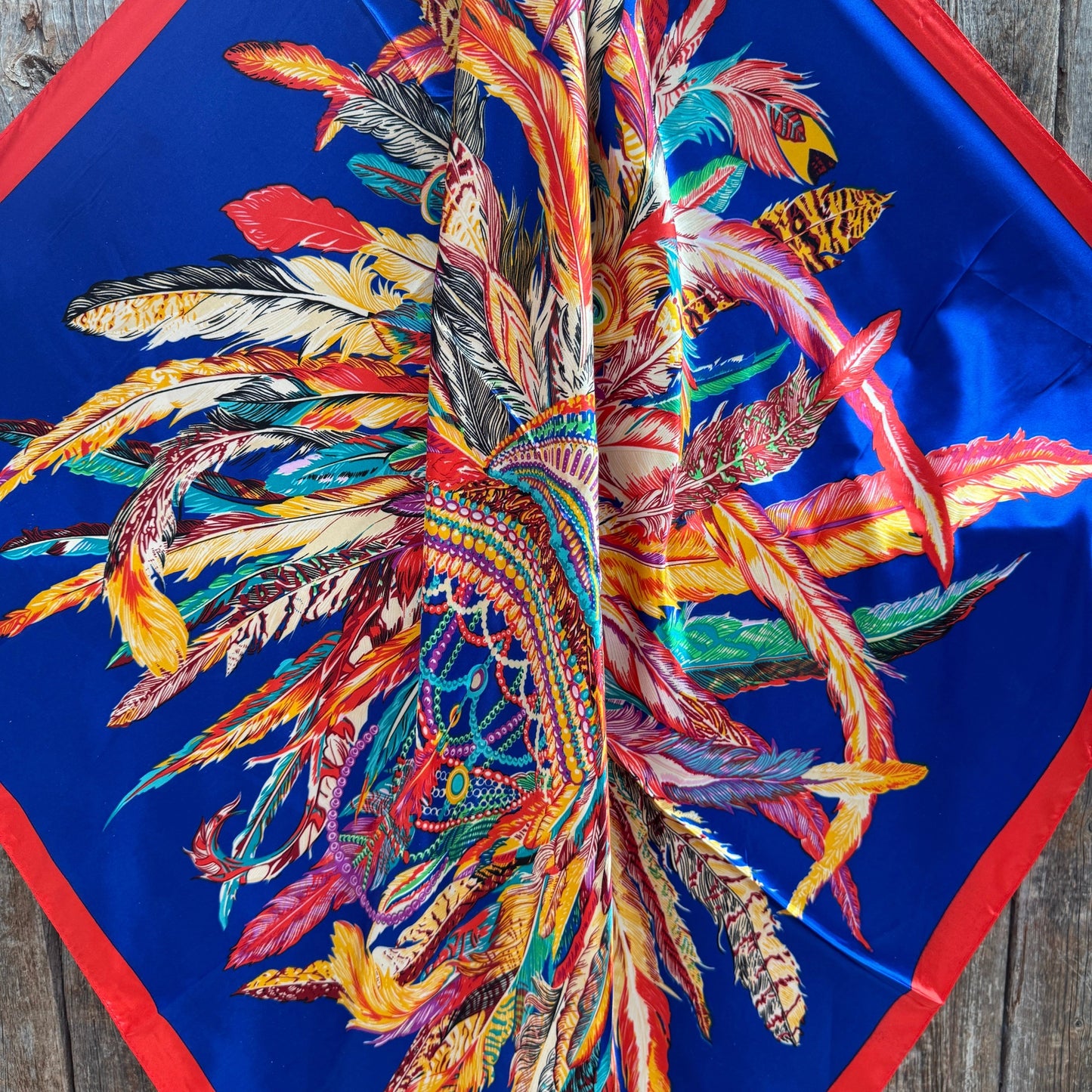 35X35" Feathers Wild Rag / Scarf WR642X