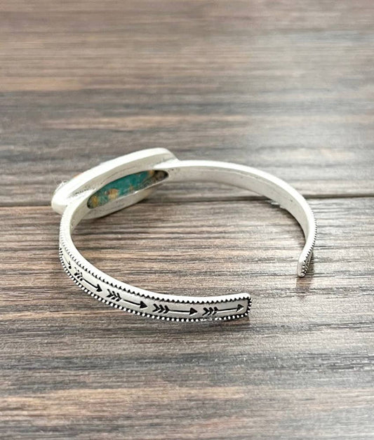 Gemstone Cuff Bracelet